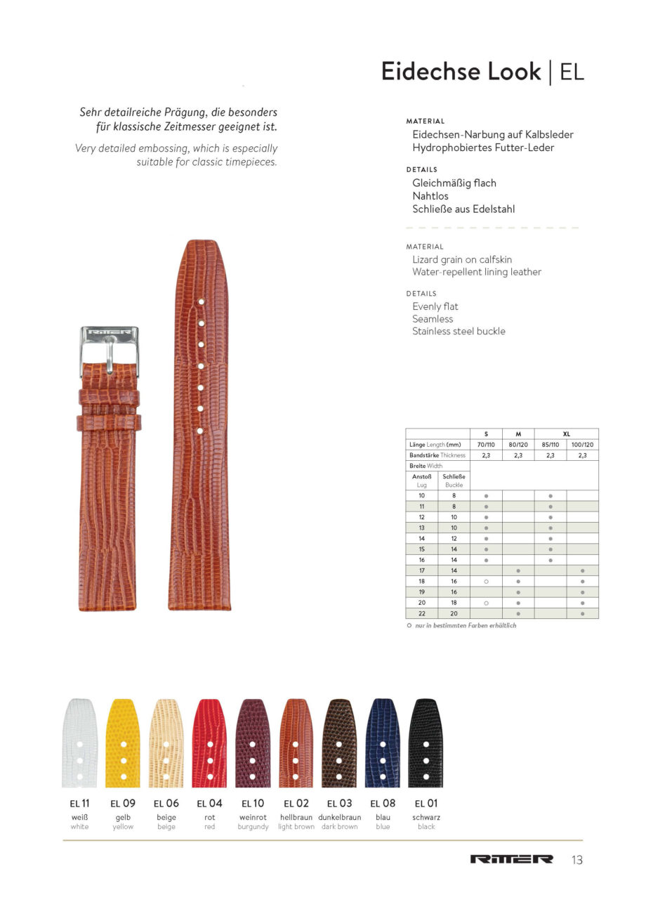 Eidechse Look Uhrarmband