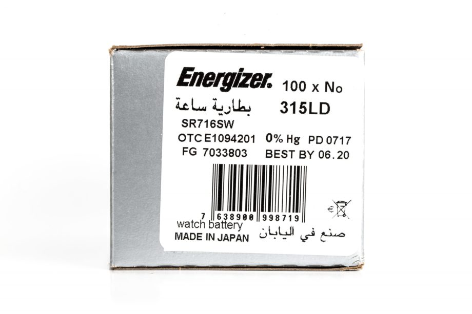 Energizer 100 315