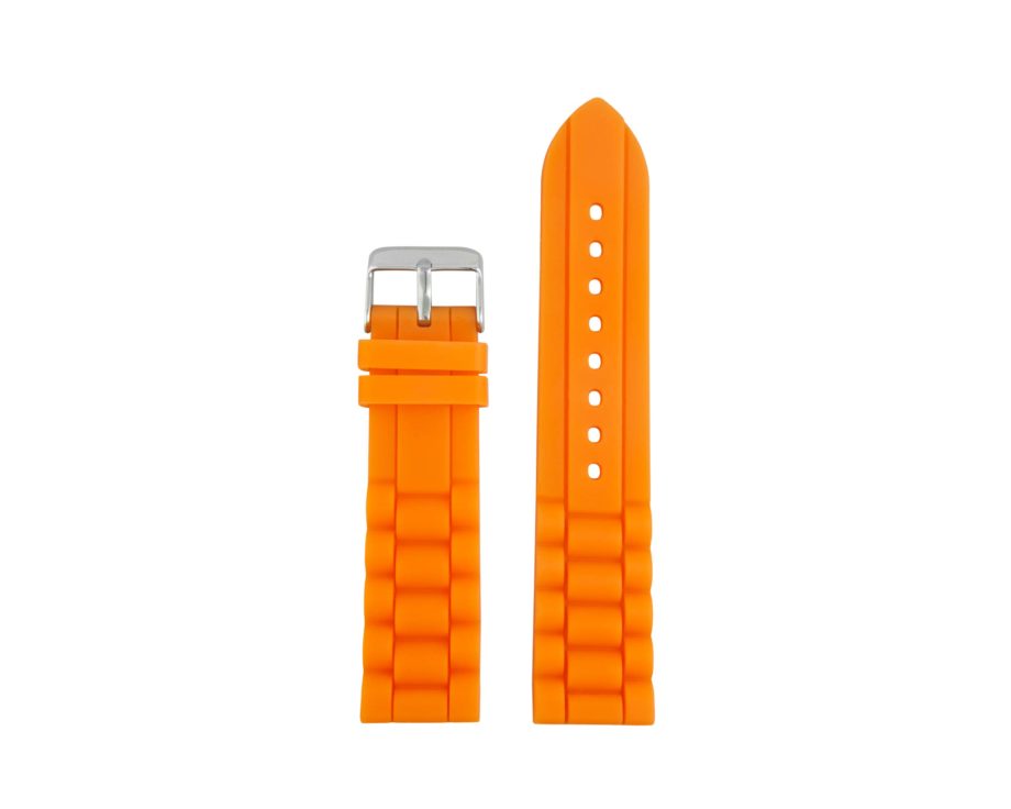 Silikon-Orange-Uhrbander