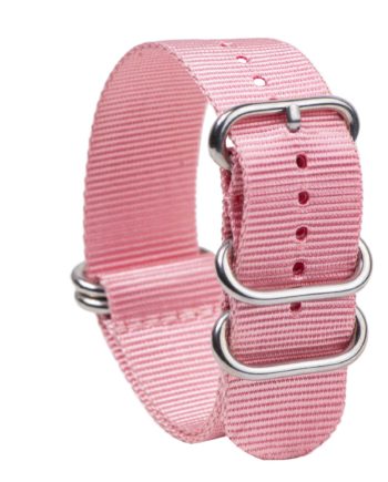 Uhrenarmband Nylon Nato Pink