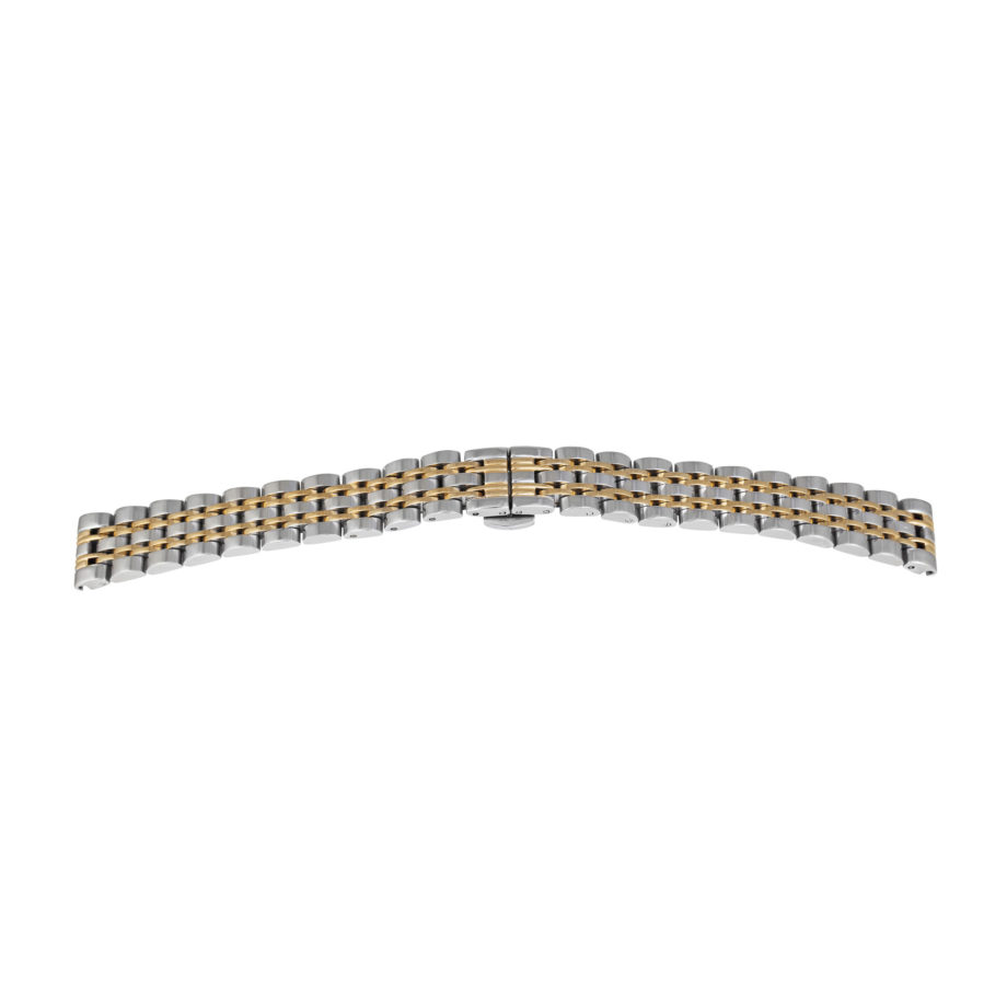 Solid Metalluhrband Glatt` Bicolor`