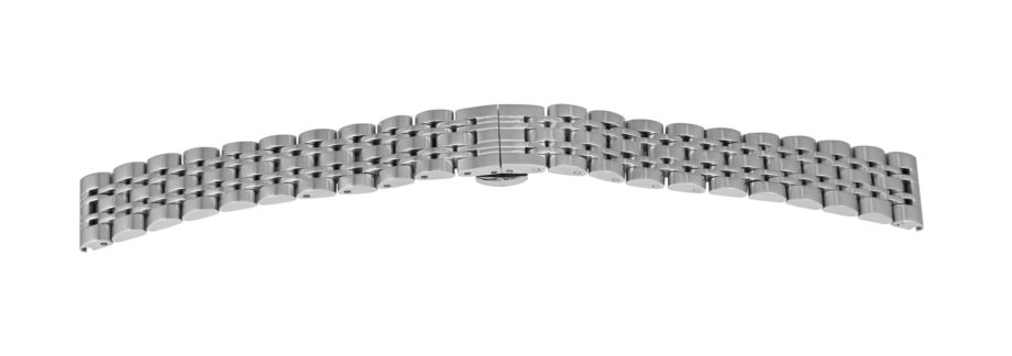 Solid Metalluhrband Glatt` Edelstahl`