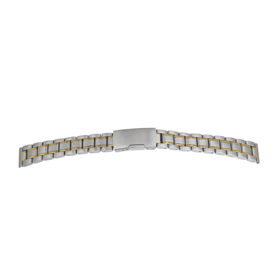 Solid Metalluhrband Bicolor