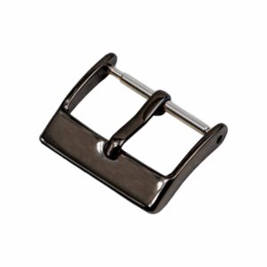 Dornschließe Schwarz  Beschichtet