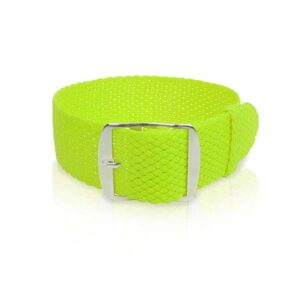 Perlon Uhrband Hellgrün