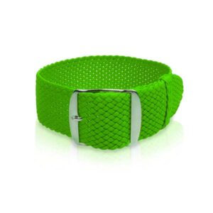 Perlon Uhrband Mittelgrün