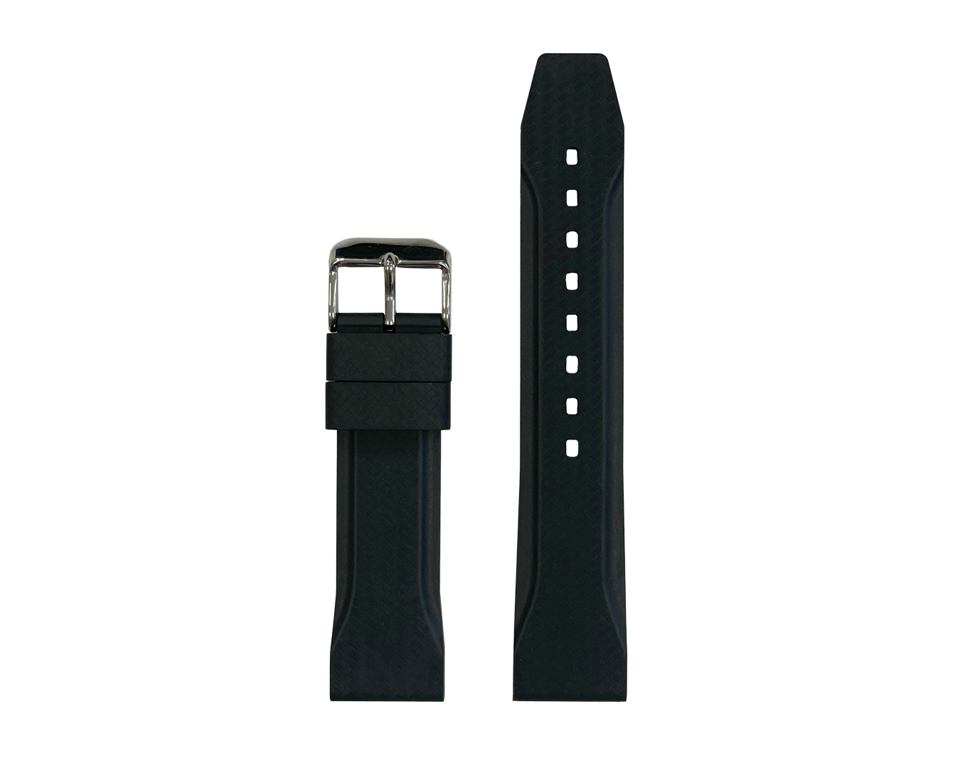 Kautschuk Uhrenarmbänder Schwarz T